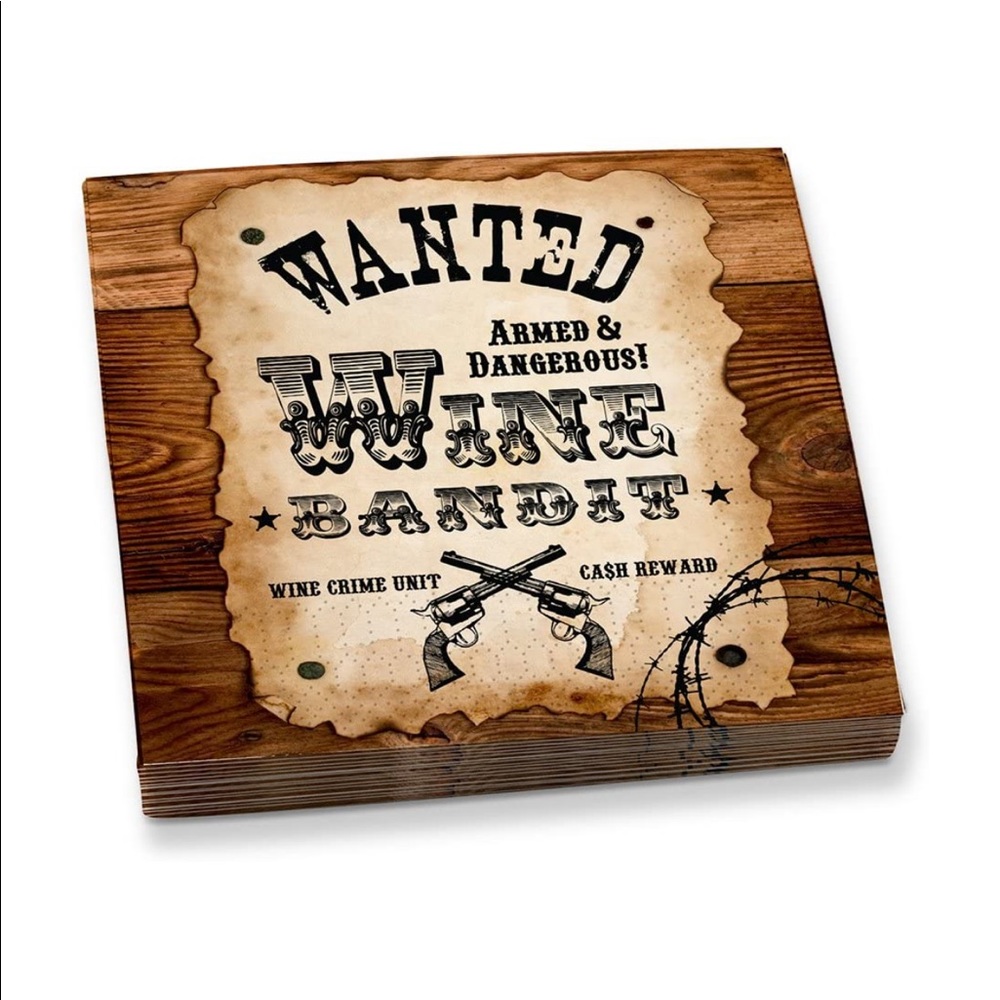 Epic Products Wine Bandit Beverage Napkins 20ct